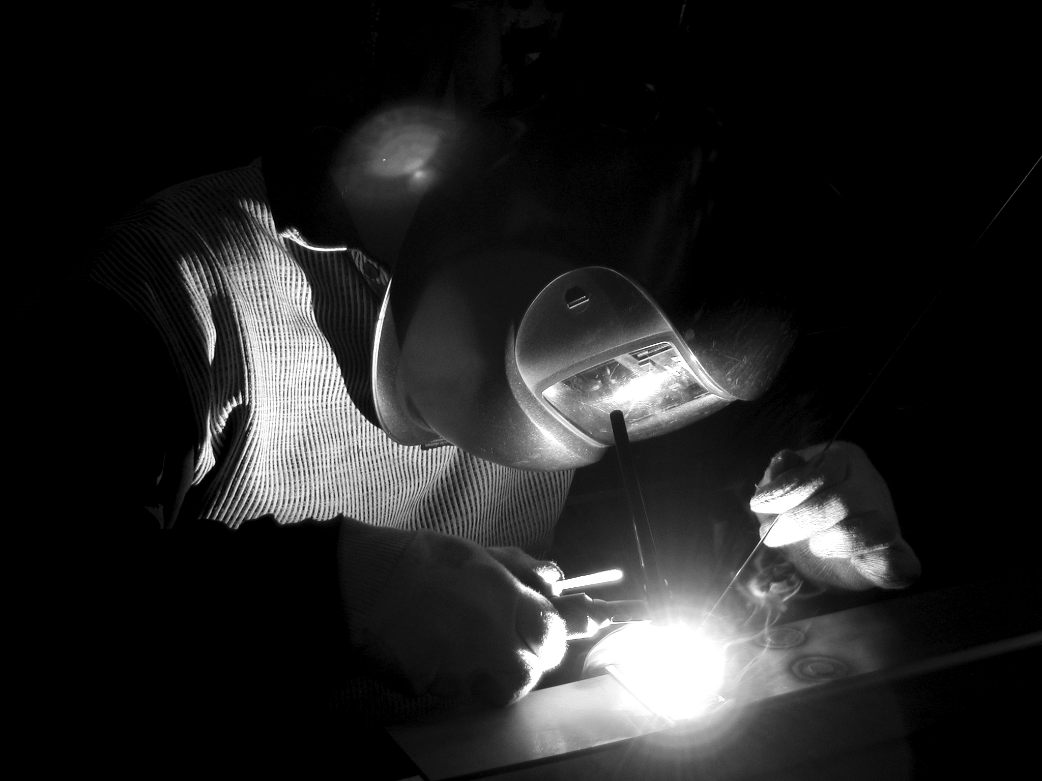 Soudeur SOTRALINOX au travail
