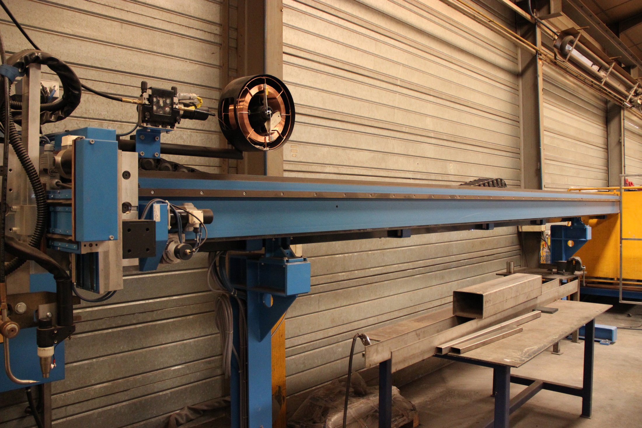 Banc de soudure TIG longitudinal